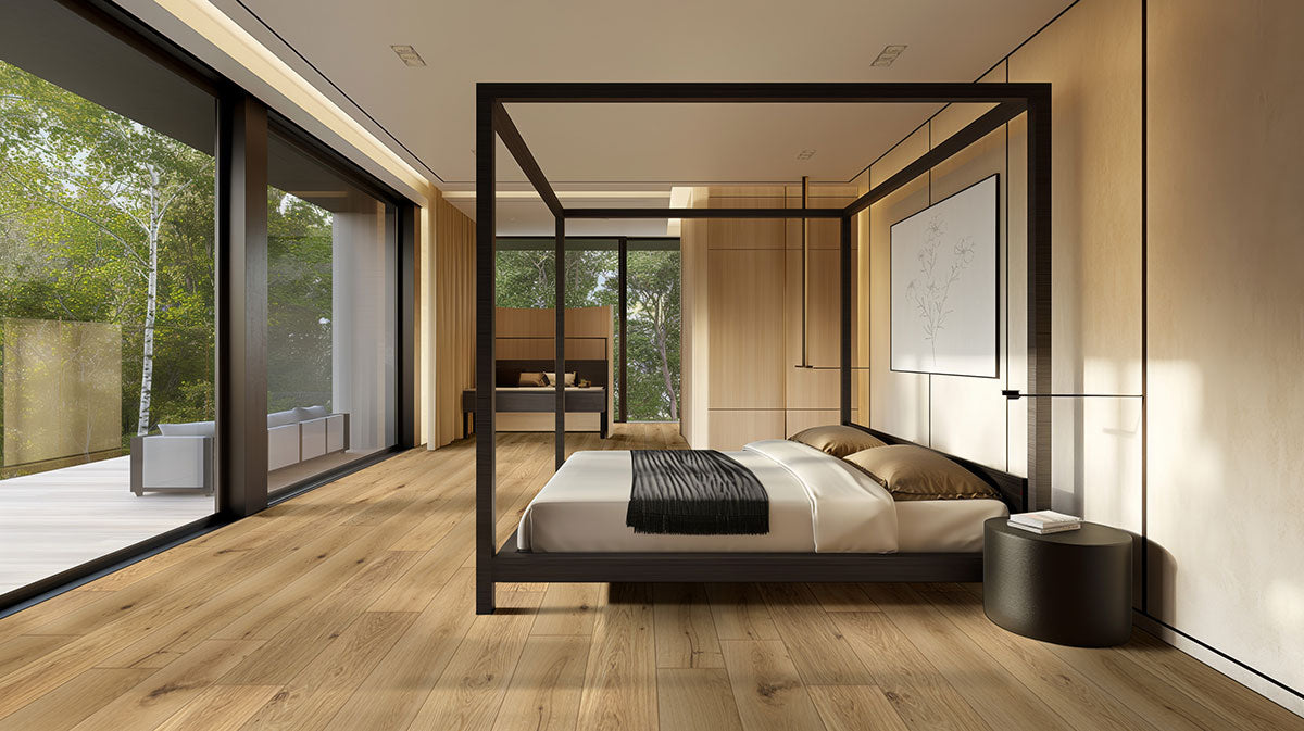 Ladson Montevideo Oak 7-1/2 x 75 in 1/2 in White Oak Engineered Hardwood