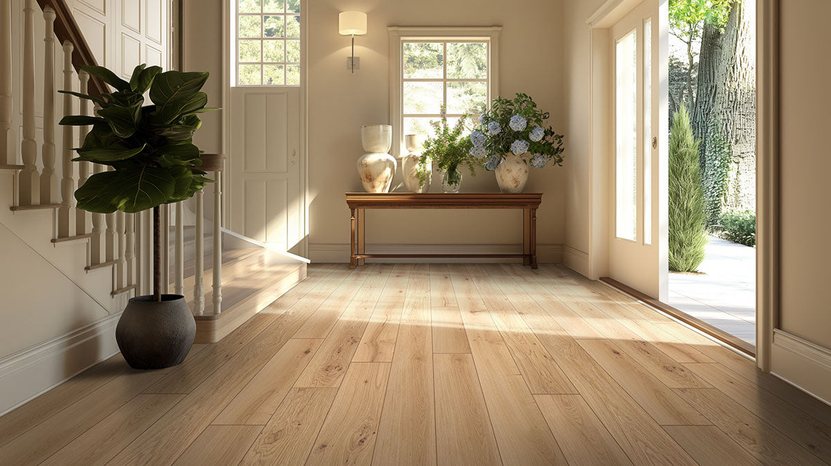 Ladson Montevideo Oak 7-1/2 x 75 in 1/2 in White Oak Engineered Hardwood