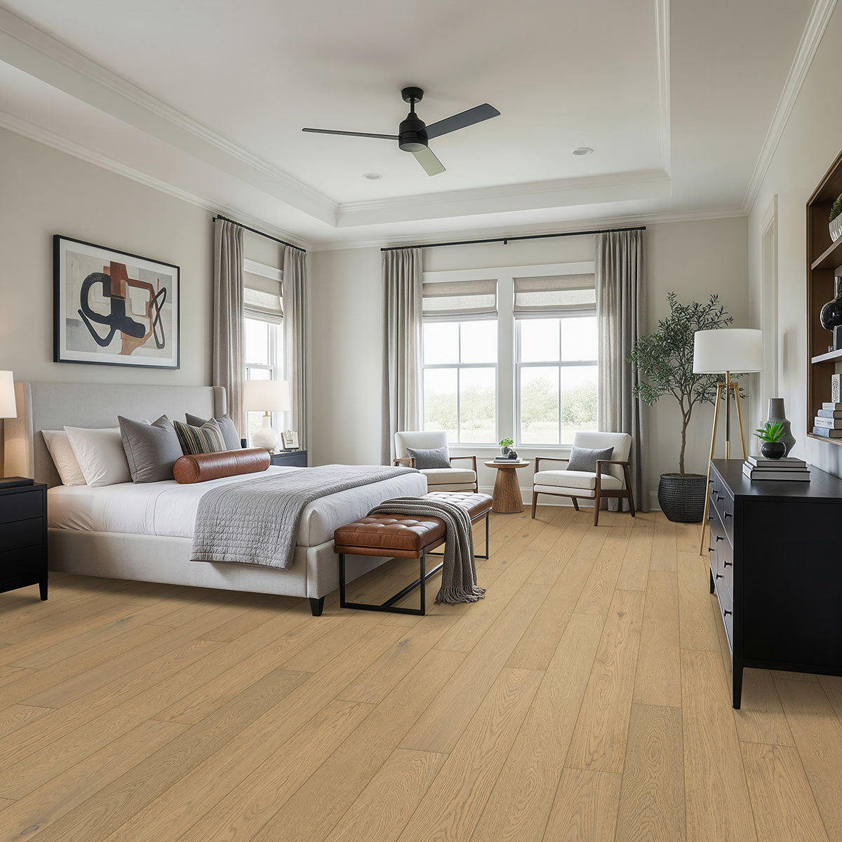 Ladson Talren 7-1/2 x 75 in 1/2 in White Oak Engineered Hardwood