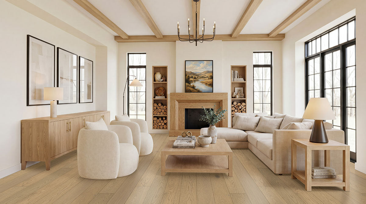 Ladson Talren 7-1/2 x 75 in 1/2 in White Oak Engineered Hardwood