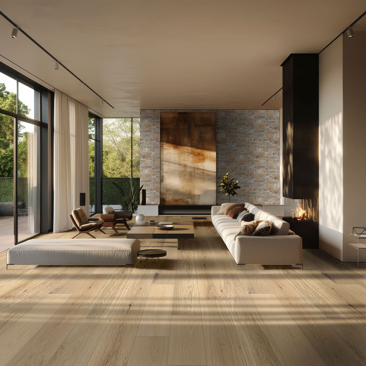 Ladson Tualatin Blonde 7-1/2 x 75 in 1/2 in White Oak Engineered Hardwood