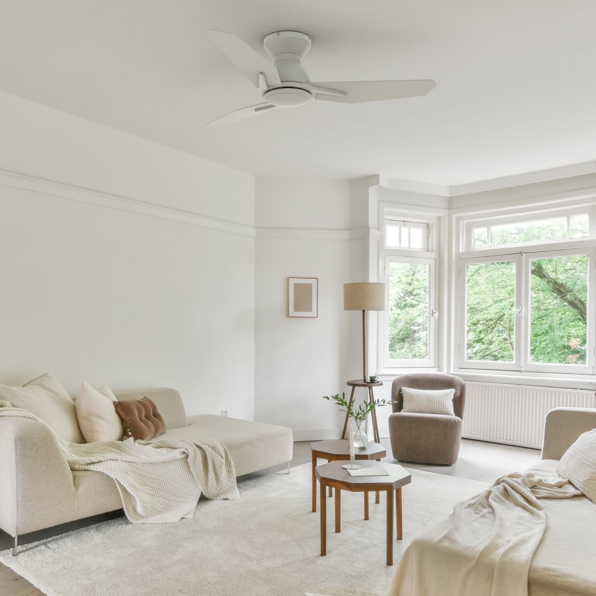 Leon 44 inch 3 - Blade Ceiling Fan with Remote Control - LEDMyPlace