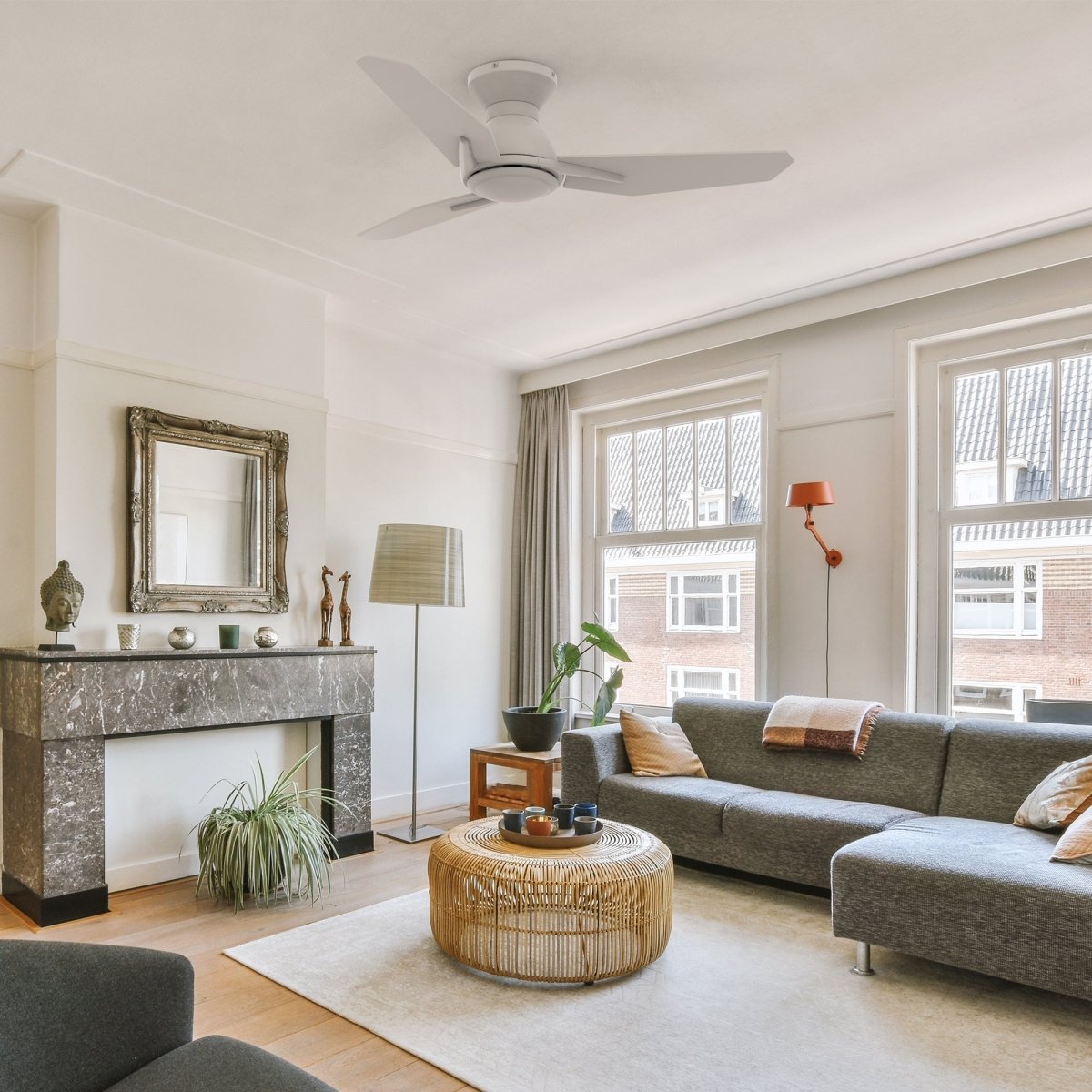 Leon 44 inch 3 - Blade Ceiling Fan with Remote Control - LEDMyPlace