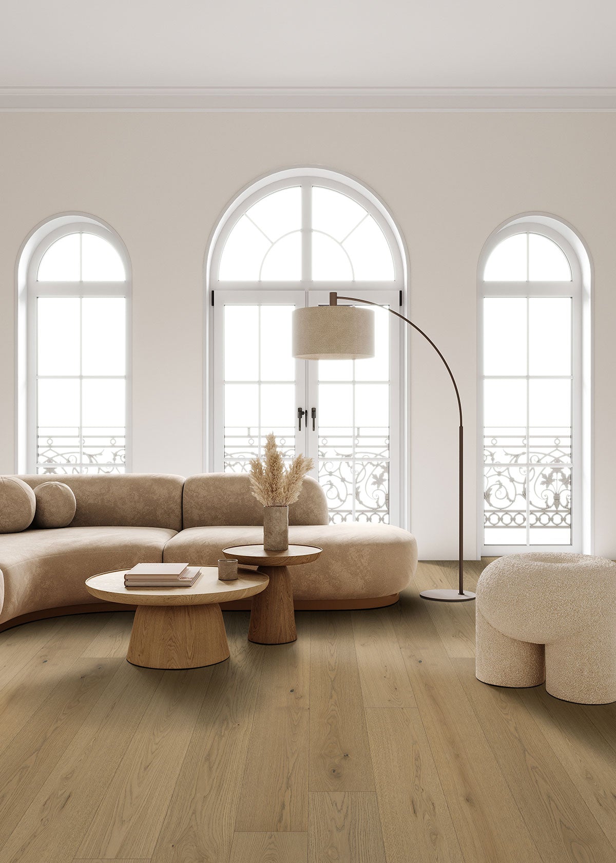 McCarran Adriel Oak 9-1/2 x 86 in 5/8 in White Oak Engineered Hardwood