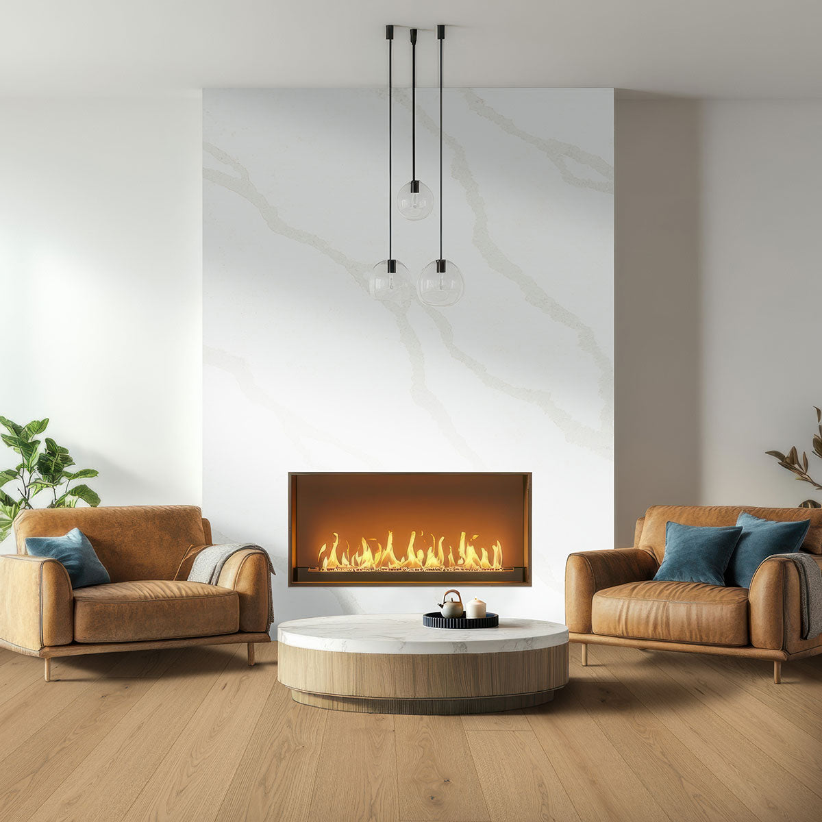McCarran Adriel Oak 9-1/2 x 86 in 5/8 in White Oak Engineered Hardwood