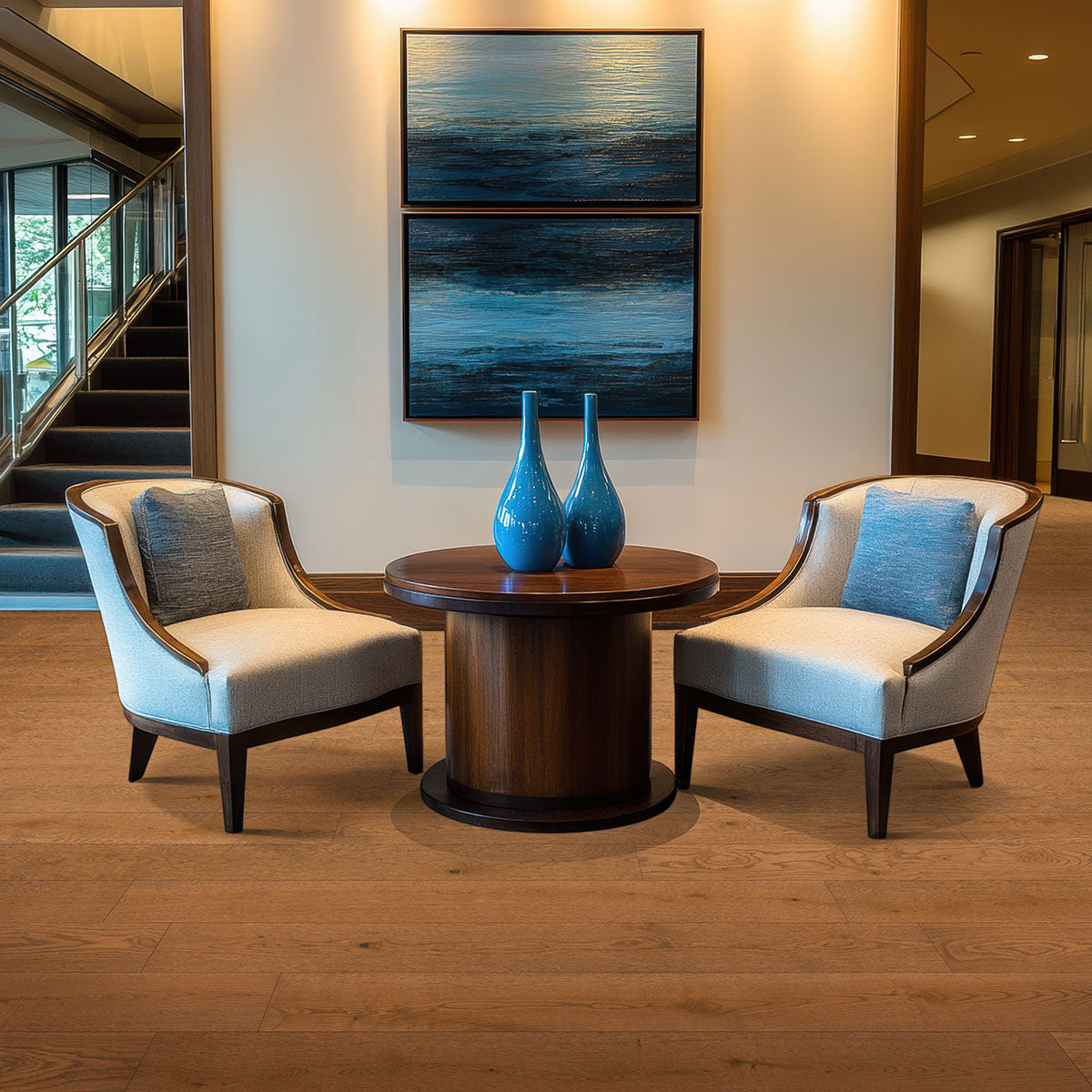 McCarran Scarborough Buff 9-1/2 x 86 in 5/8 in White Oak Engineered Hardwood