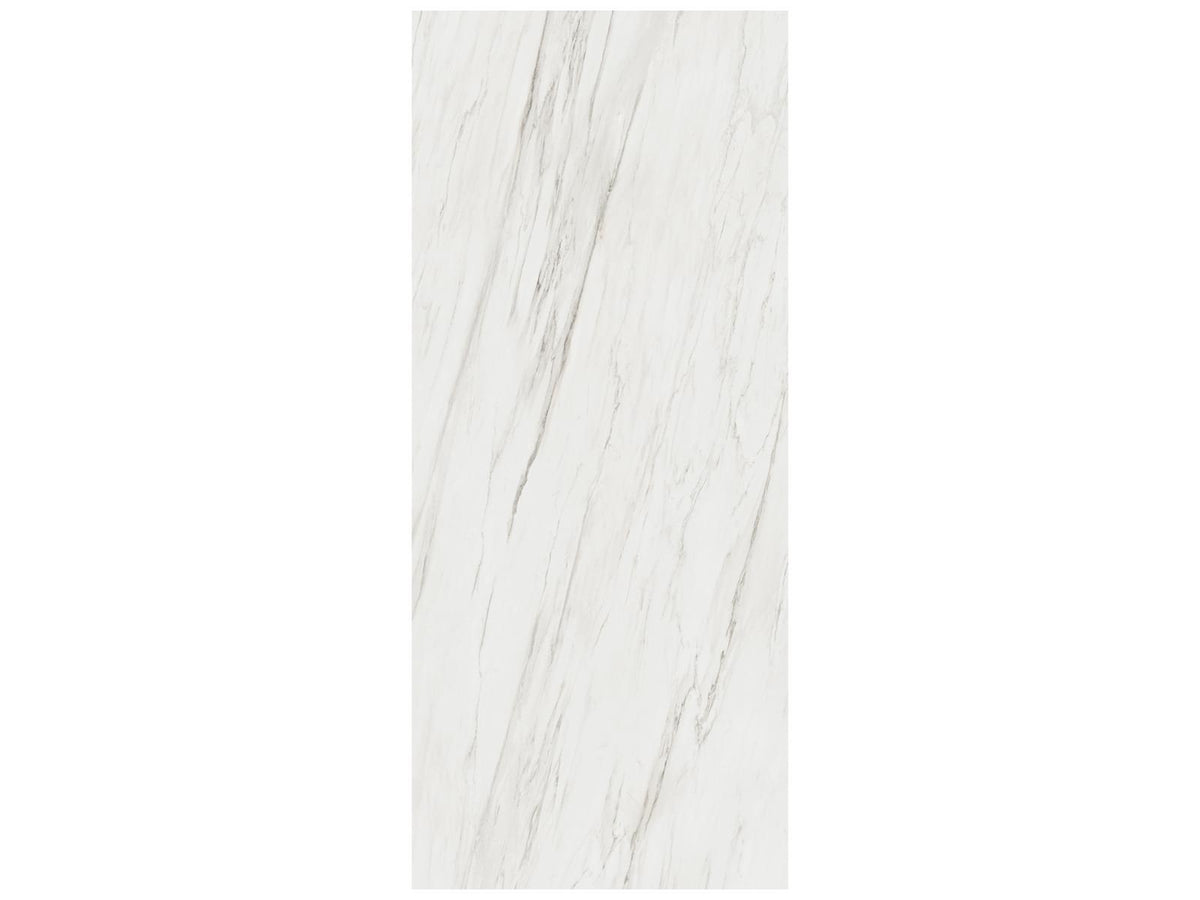 48 x 110 in Majesto Calacatta Cremo Honed Rectified Colorsync Sintered Slab 6 mm