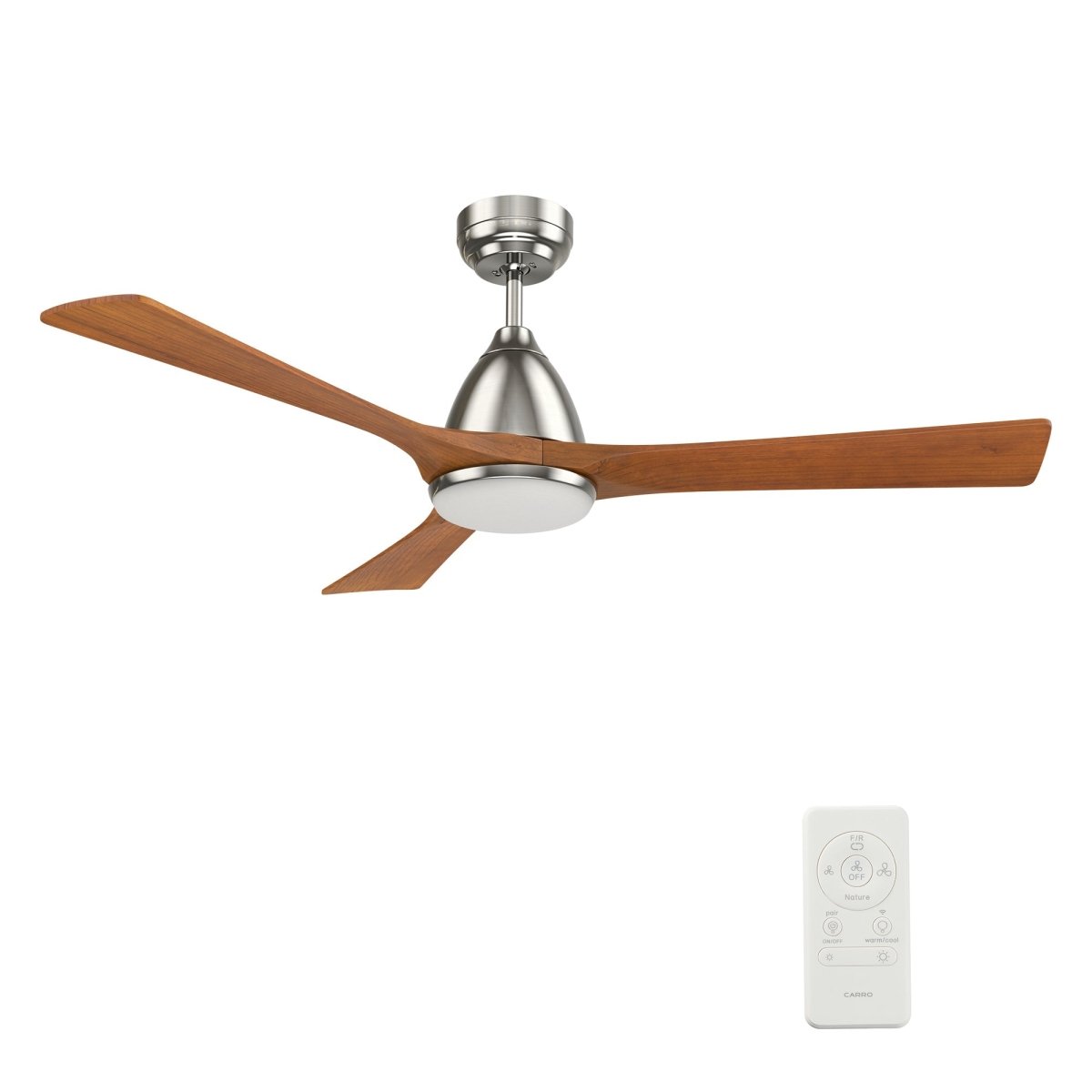NICOLET 52 inch 3 - Blade Smart Ceiling Fan with LED Light & Remote - LEDMyPlace