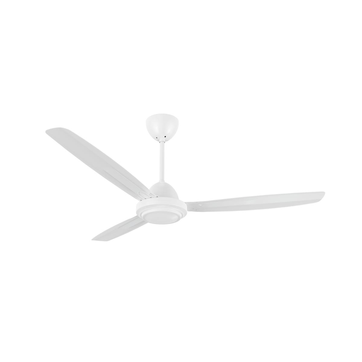 OBERON 56 inch 3 - Blade No Light Ceiling Fan with Remote - LEDMyPlace