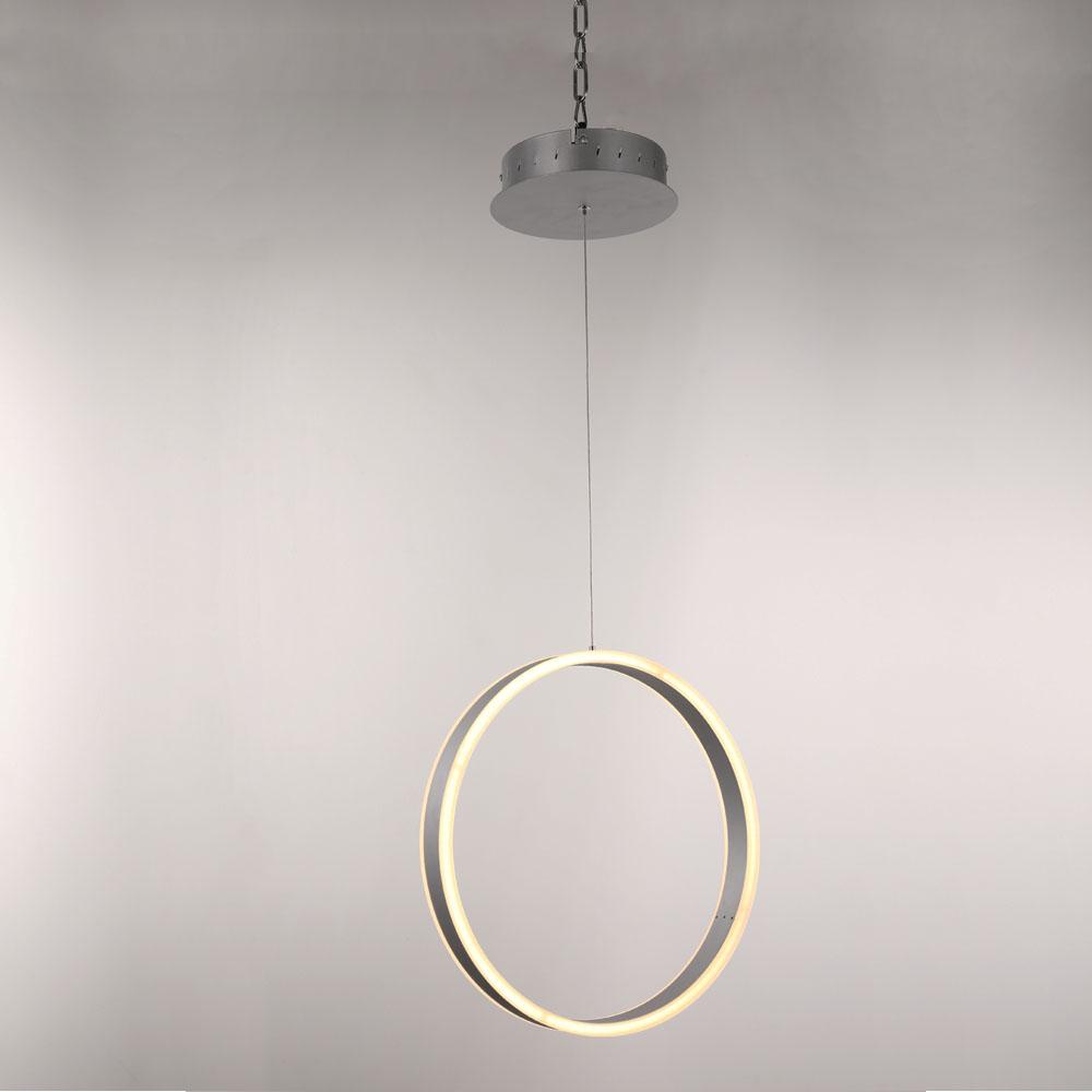 LED Pendant Light Fixture, Dimmable, 3000K (Warm White), Aluminum (P2192-40)