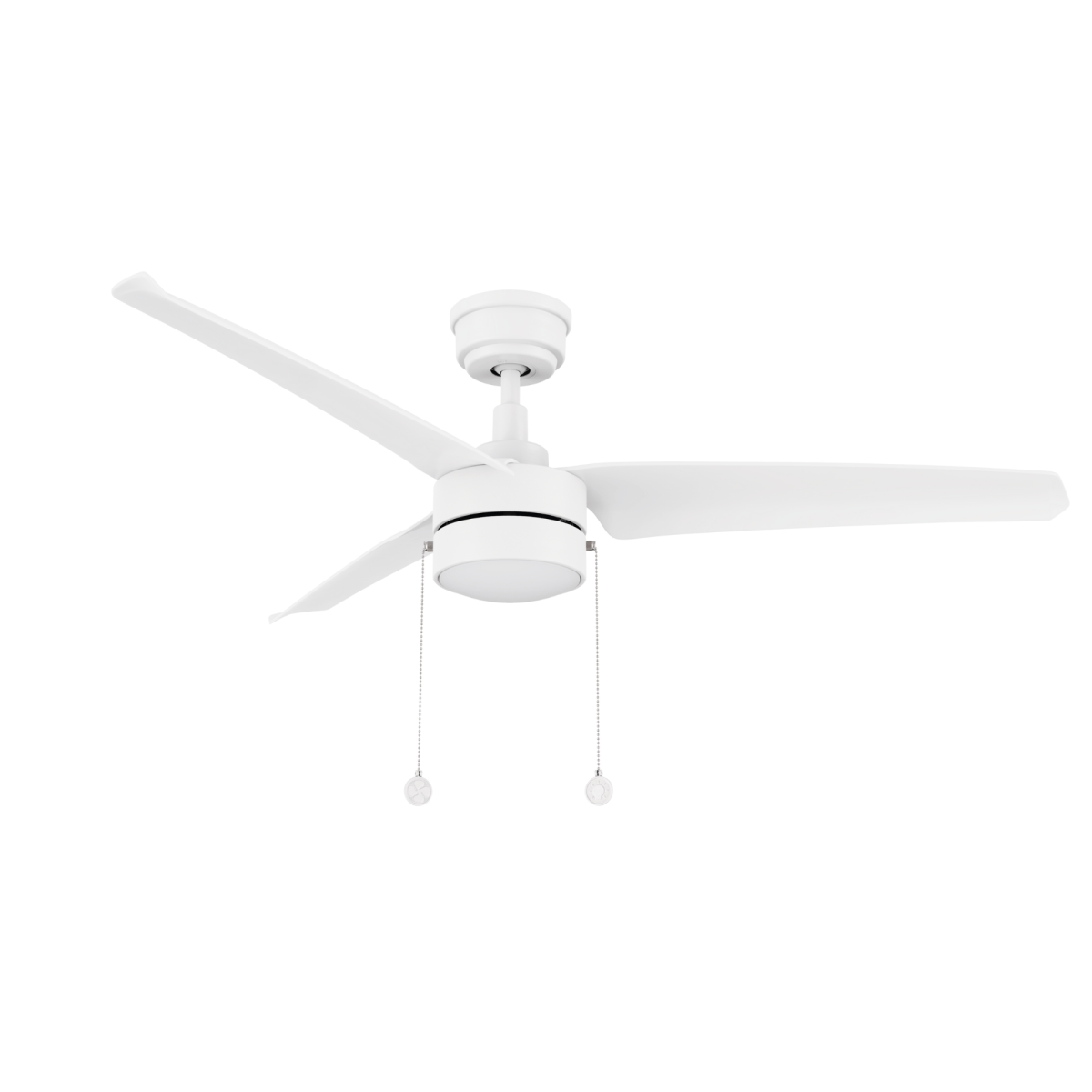 REXTON 52 inch 3 - Blade Ceiling Fan with Pull Chain - LEDMyPlace