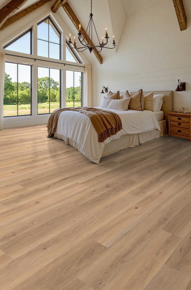 SPC Luxury Vinyl Flooring, Click Lock Floating, Suncrest Plateau, 7" x 60" x 6mm, 20 mil Wear Layer - Reservation Collection (23.64SQ FT/ CT)