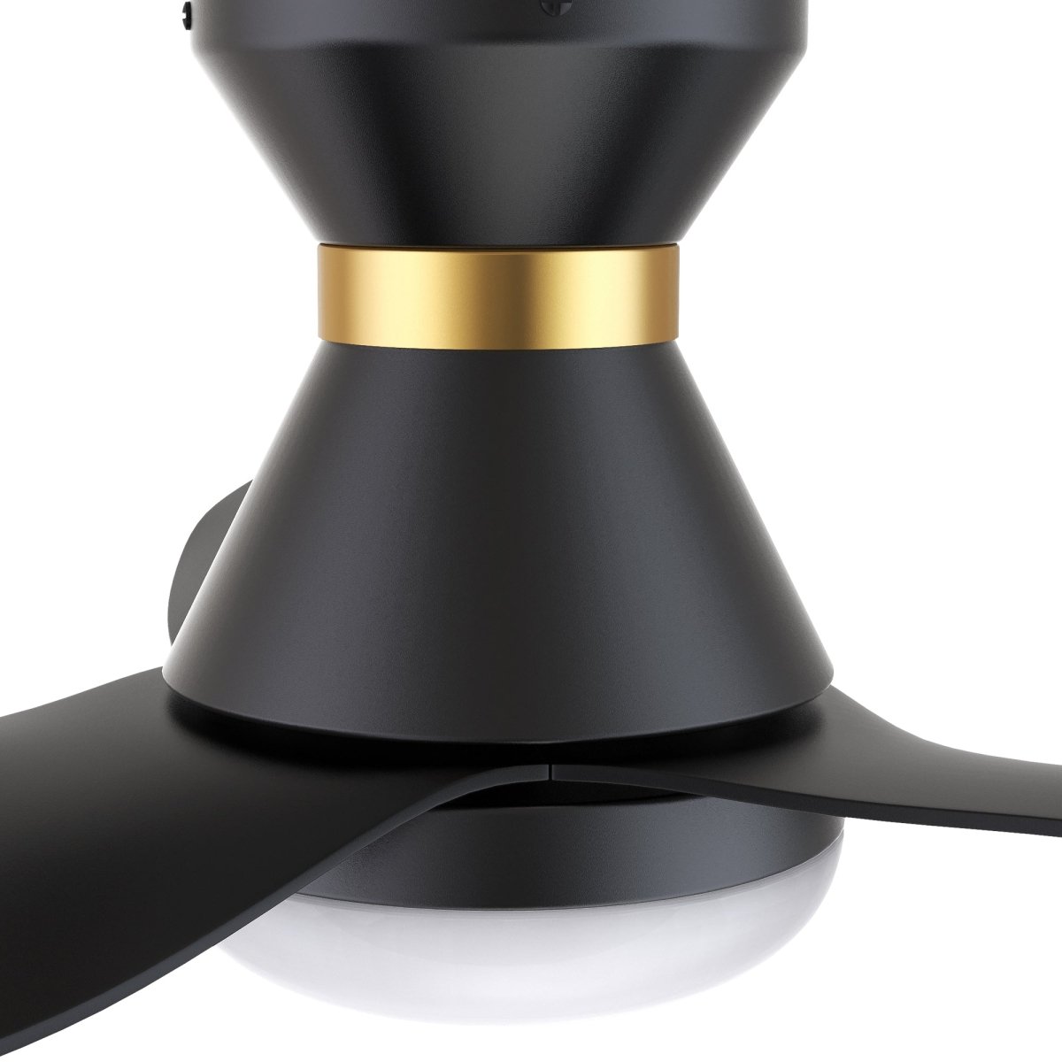 RYATT 45 inch 3 - Blade Flush Mount Smart Ceiling Fan with Remote & LED Light - LEDMyPlace