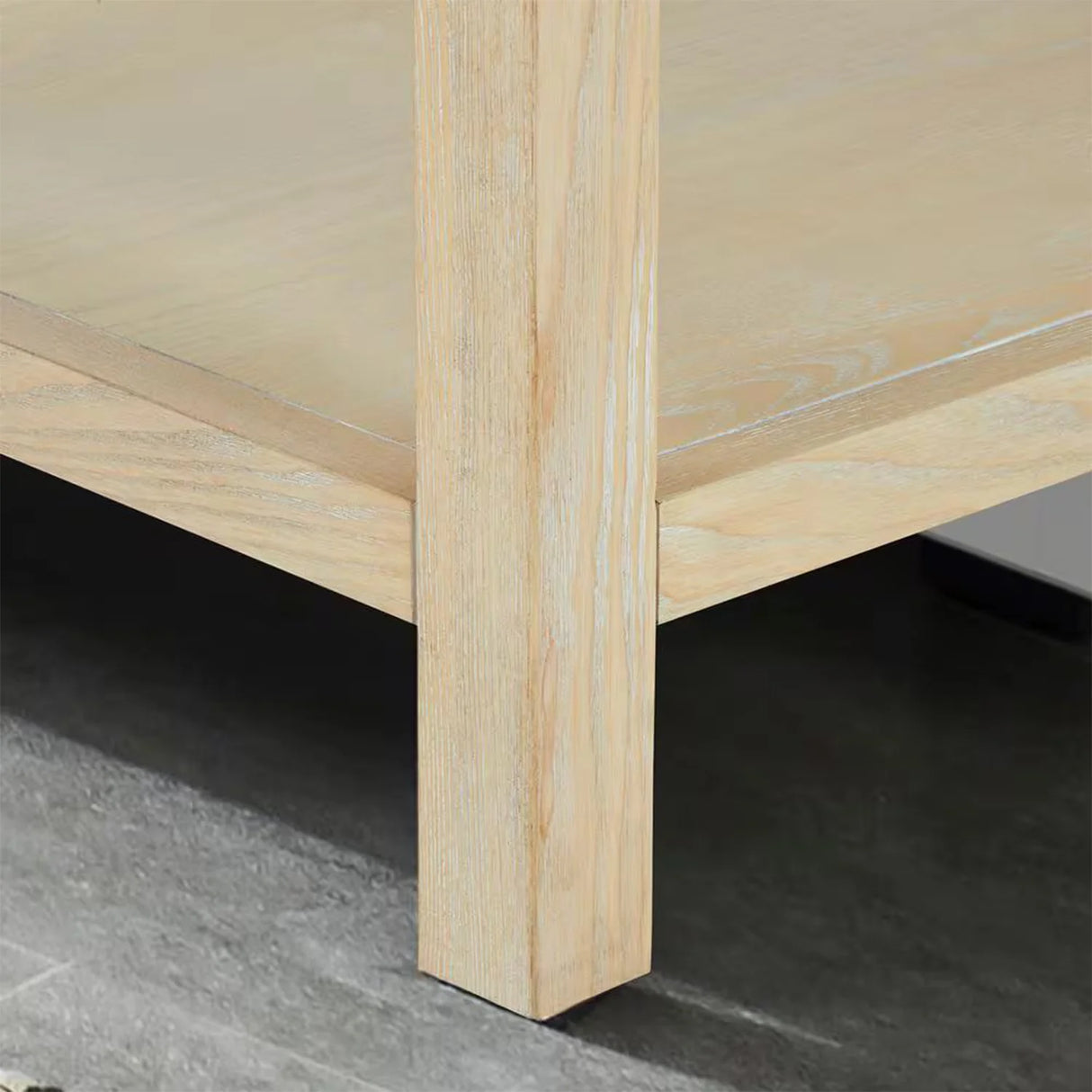 Salem Freestanding Solid Wood Bathroom Vanity With Carrara White Marble Sink Top & 4 In. Backsplash in Nature Wood Finish