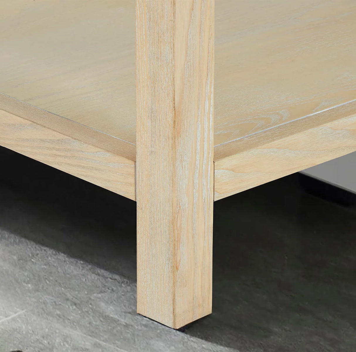 Salem Freestanding Solid Wood Bathroom Vanity With Carrara White Marble Sink Top & 4 In. Backsplash in Nature Wood Finish