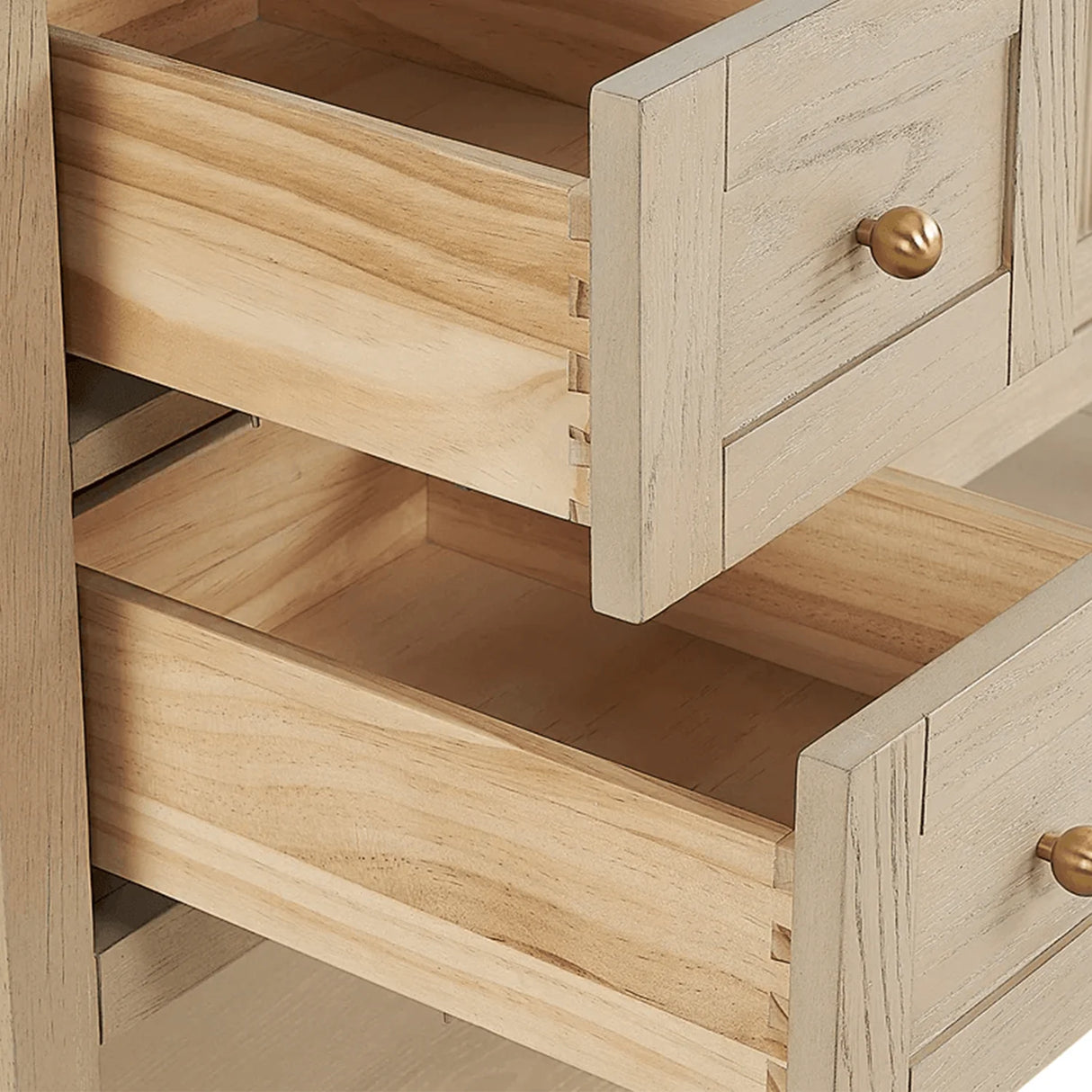 Salem Freestanding Solid Wood Bathroom Vanity With Carrara White Marble Sink Top & 4 In. Backsplash in Nature Wood Finish