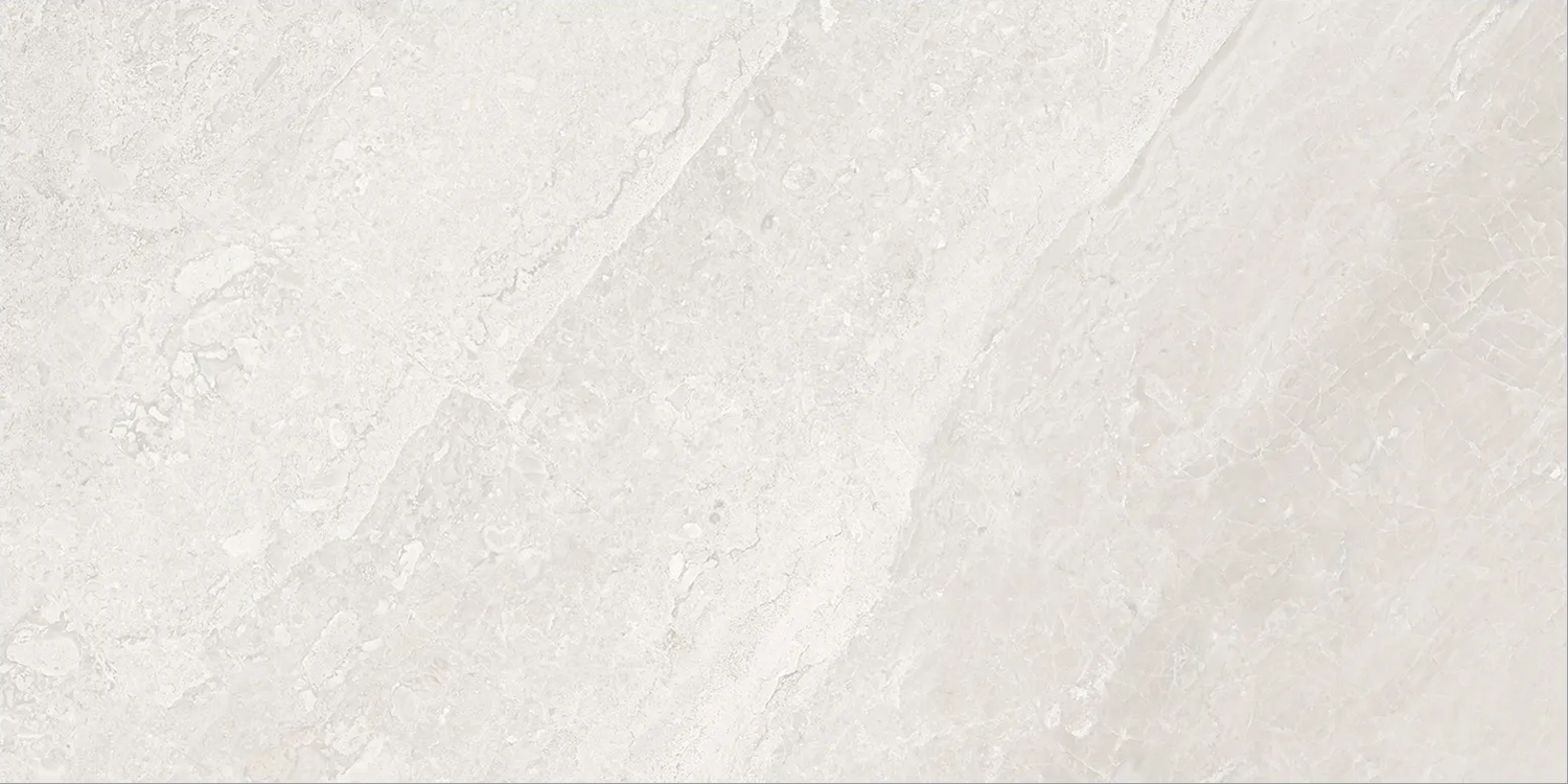 12 X 24 In Lumino Ivory Heritage Texture Pressed Glazed Porcelain Tile