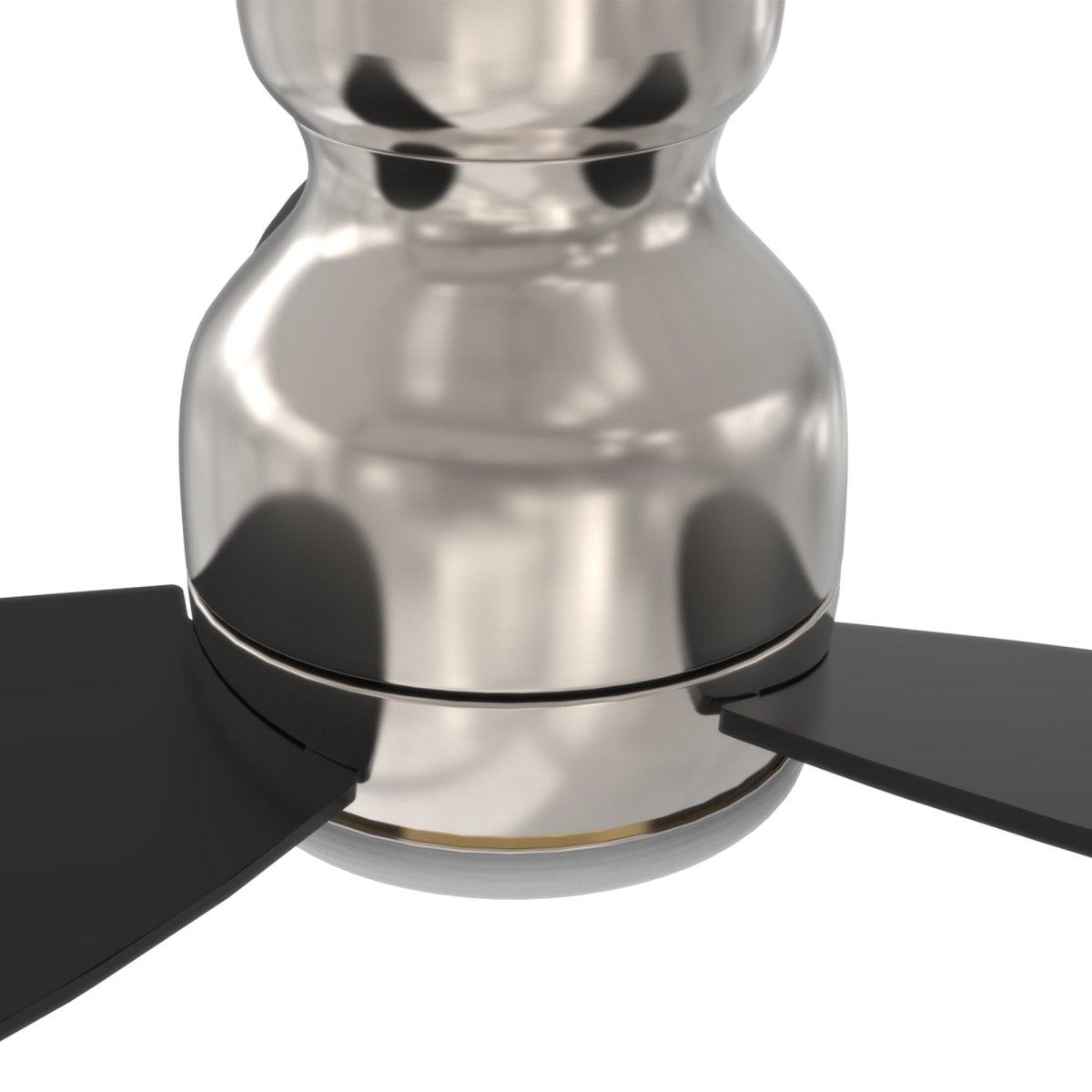 TRENTO 48 inch 3 - Blade Flush Mount Smart Ceiling Fan with LED Light & Remote - LEDMyPlace