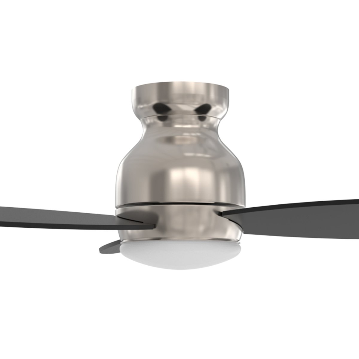 TRENTO 52 inch 3 - Blade Flush Mount Smart Ceiling Fan with LED Light & Remote - LEDMyPlace
