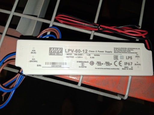 1-Pack Power Supply - 60 W - Constant Voltage -12V 5A