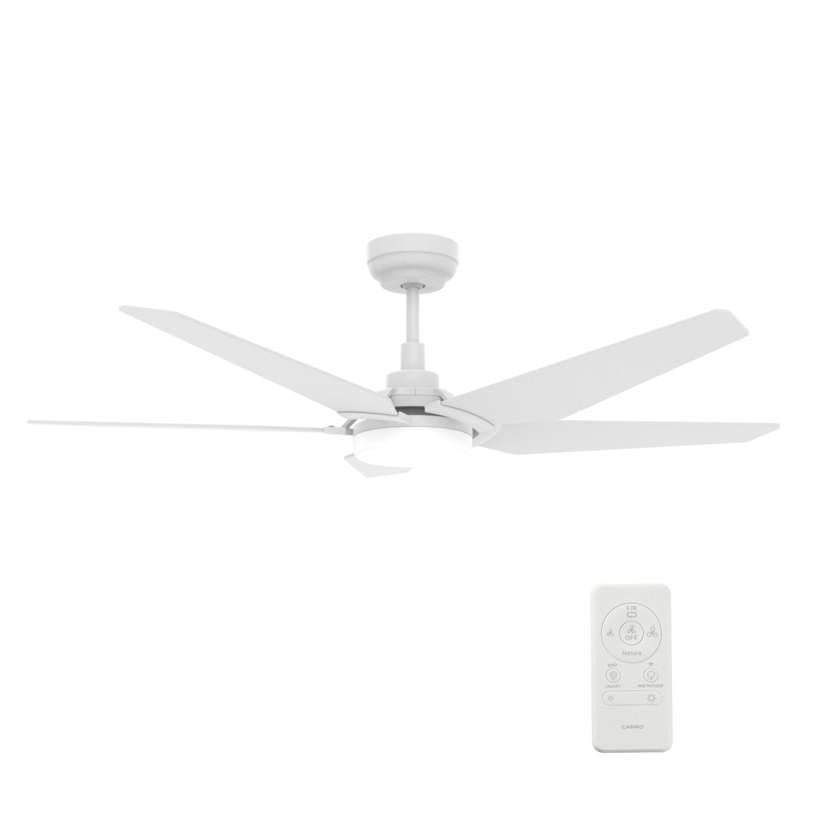 Voyager 52'' Best Smart Ceiling Fan with Remote, Light Kit Included, Works with Google Assistant and Amazon Alexa - LEDMyPlace