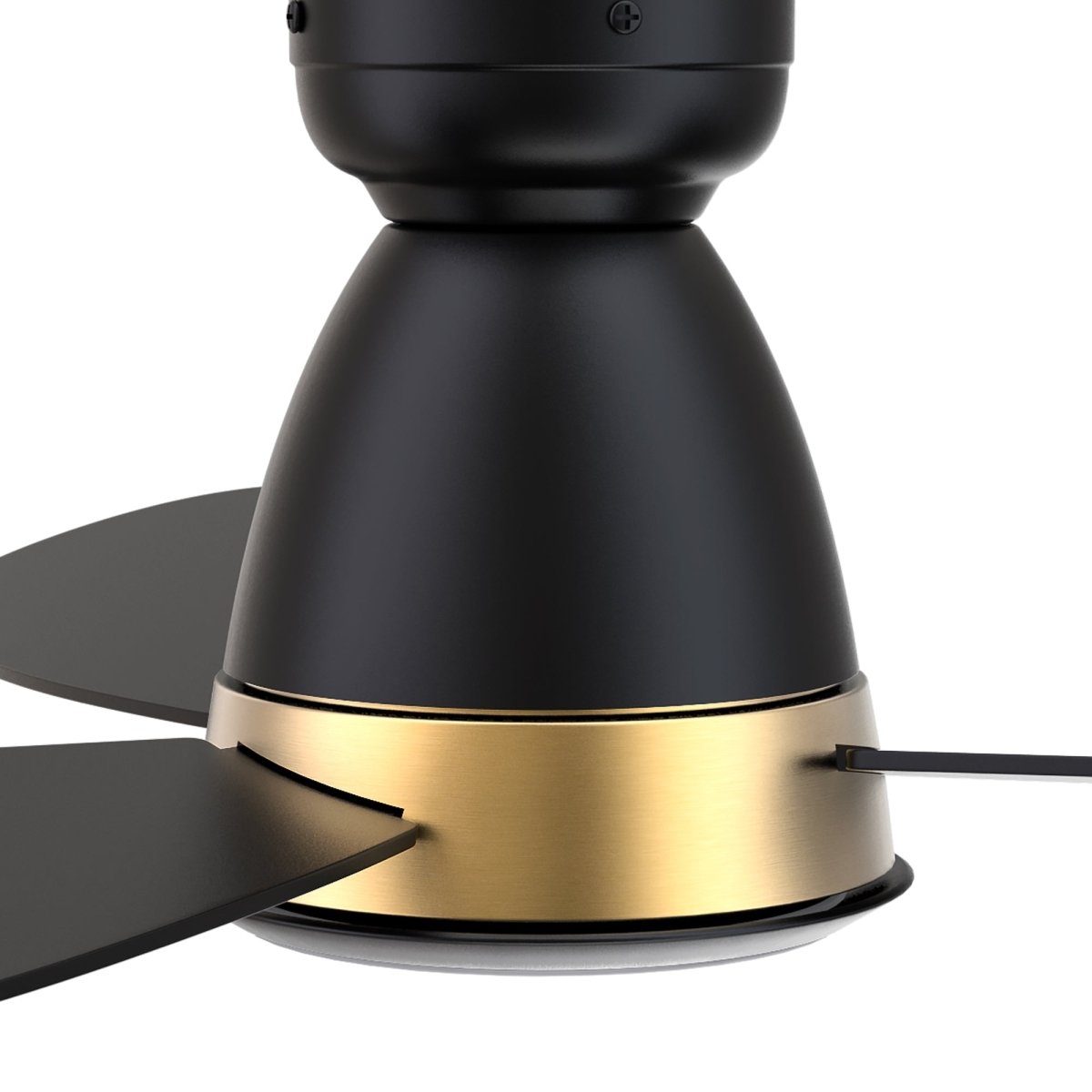 YORK 52 inch 3 - Blade Flush Mount Smart Ceiling Fan with LED Light & Remote - LEDMyPlace