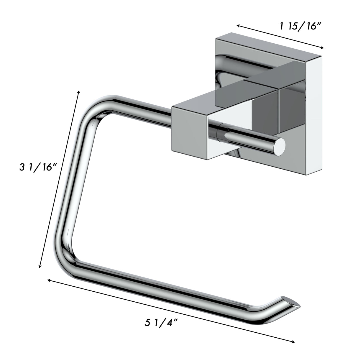 ZLINE Bliss Toilet Paper Holder in Chrome (BLS-TP-CH)