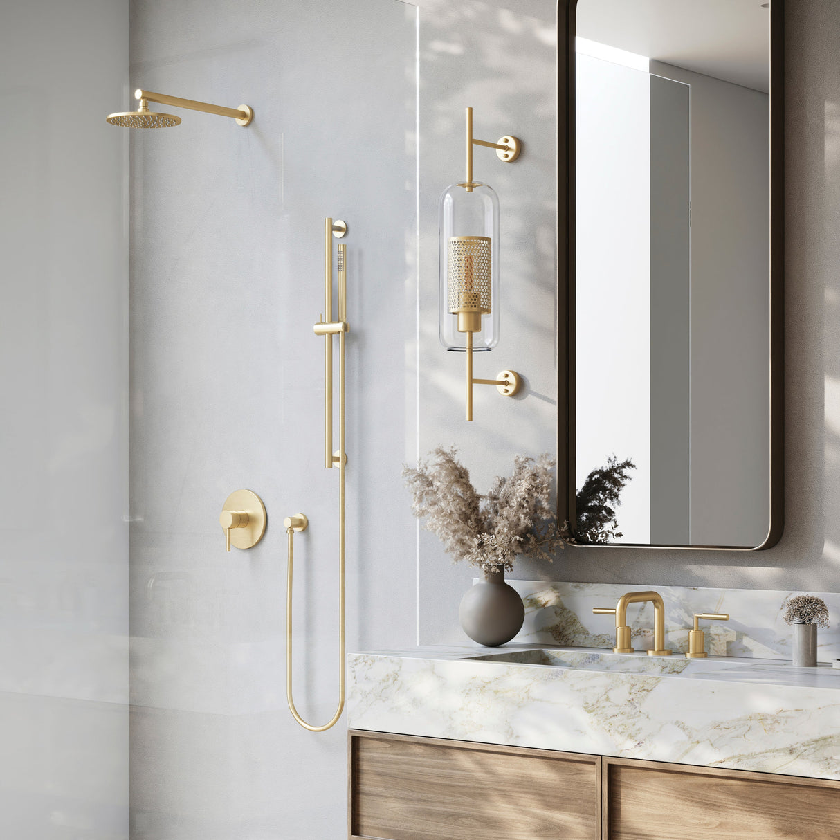 ZLINE Autograph Edition El Dorado Shower System in Polished Gold (ELD-SHS-PG)
