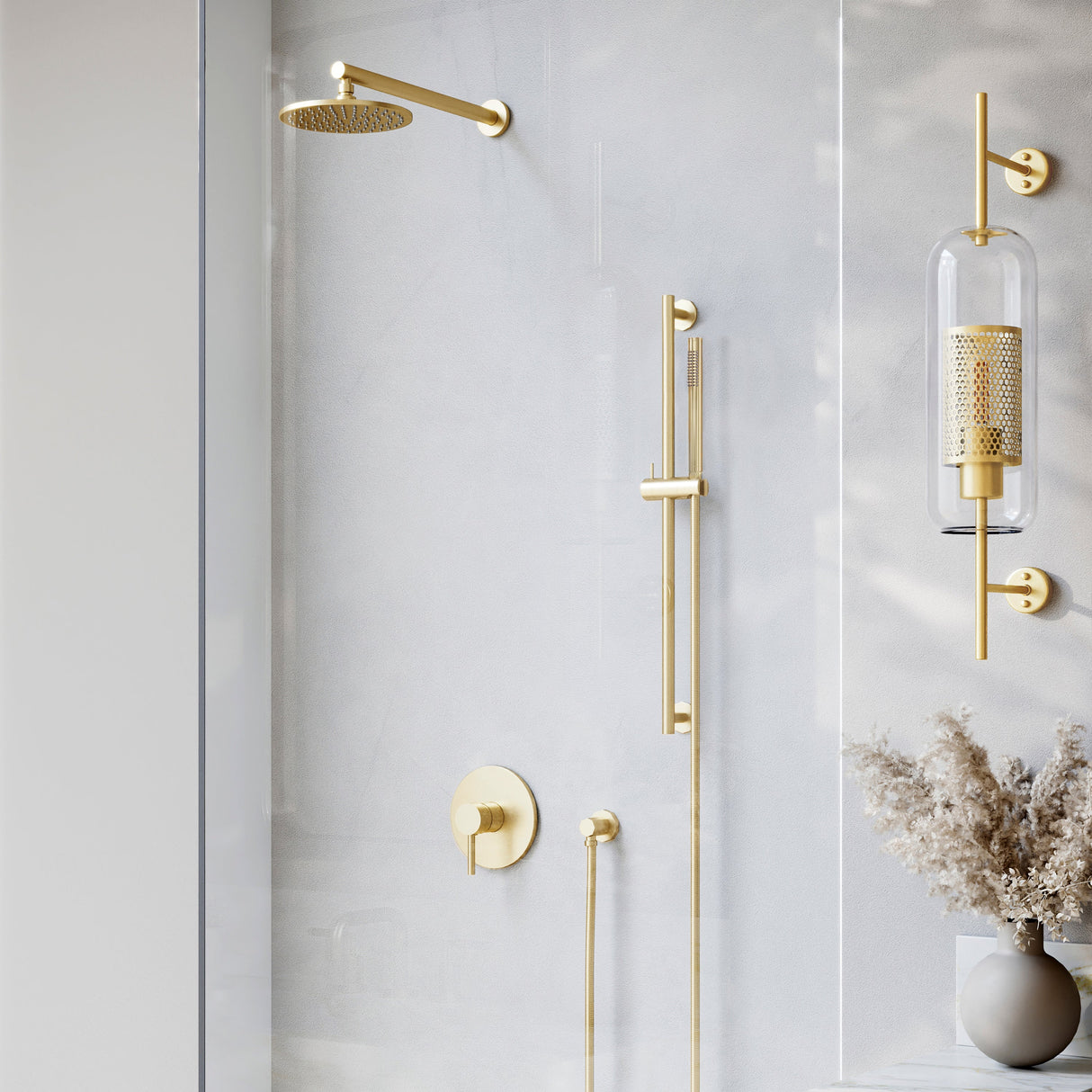 ZLINE Autograph Edition El Dorado Shower Faucet in Polished Gold (ELD-SHF-PG)