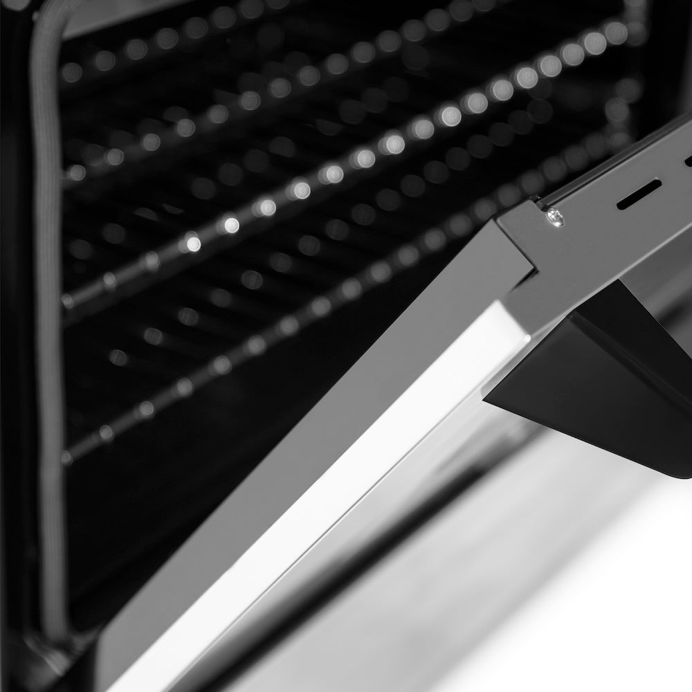 ZLINE Autograph Edition 48 in. 6.0 cu. ft. Legacy Dual Fuel Range with 7 Burner Gas Cooktop and 2 Electric Ovens in Stainless Steel and Matte Black Accents (RAZ-48-MB)