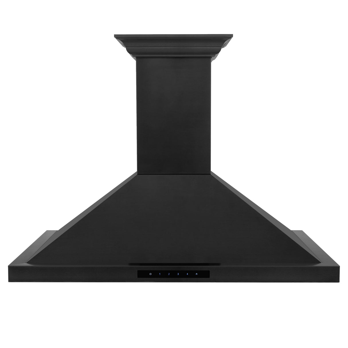 36" ZLINE CrownSound™Ducted Vent Wall Mount Range Hood in Black Stainless Steel with Built-in Bluetooth Speakers (BSKBNCRN-BT-36)