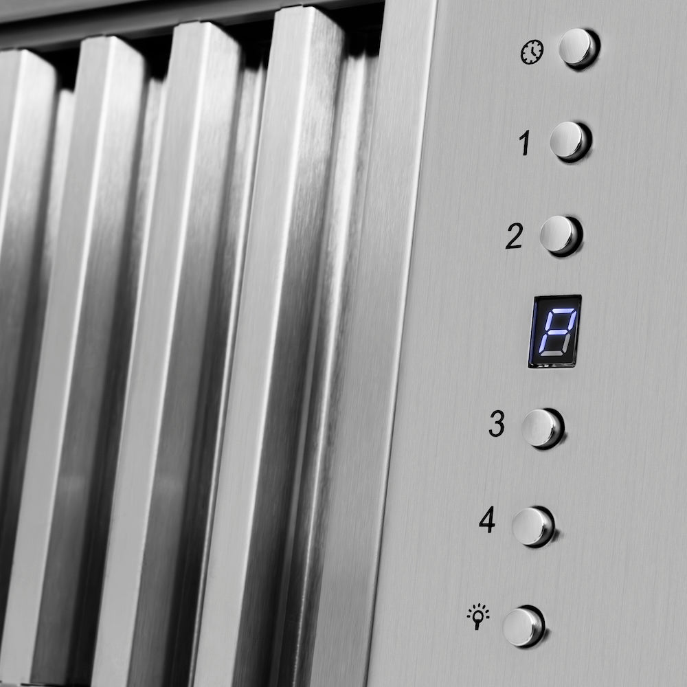 ZLINE 30 in. Wooden Wall Mount Range Hood in Rustic Shiplap Black Finish with Stainless Steel Accents (365CC-30)