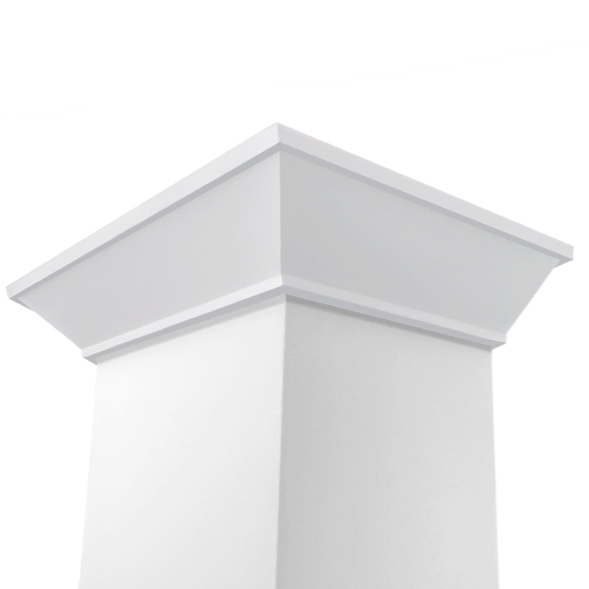 ZLINE 48 in. Wooden Wall Mount Range Hood in Smooth Bright White Finish (KBWW-48)