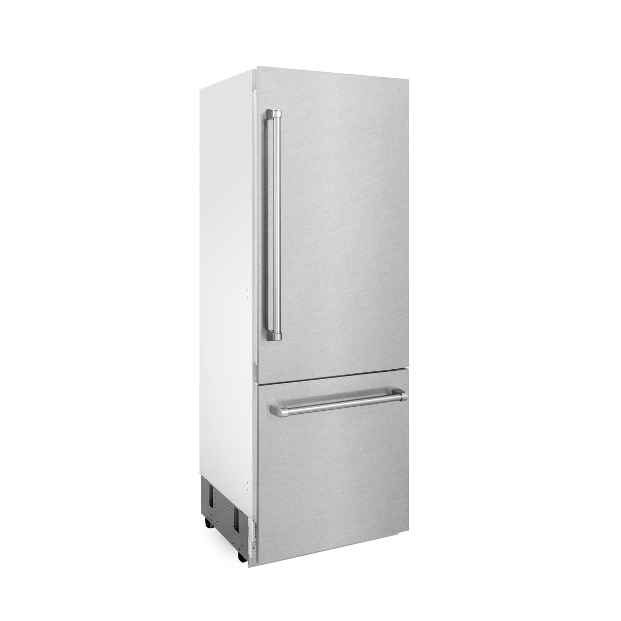 ZLINE 30 in. 16.1 cu. ft. Built-In Bottom Freezer Refrigerator with Water Dispenser and Ice Maker in Satin Stainless Steel (RBIV-SN-30)