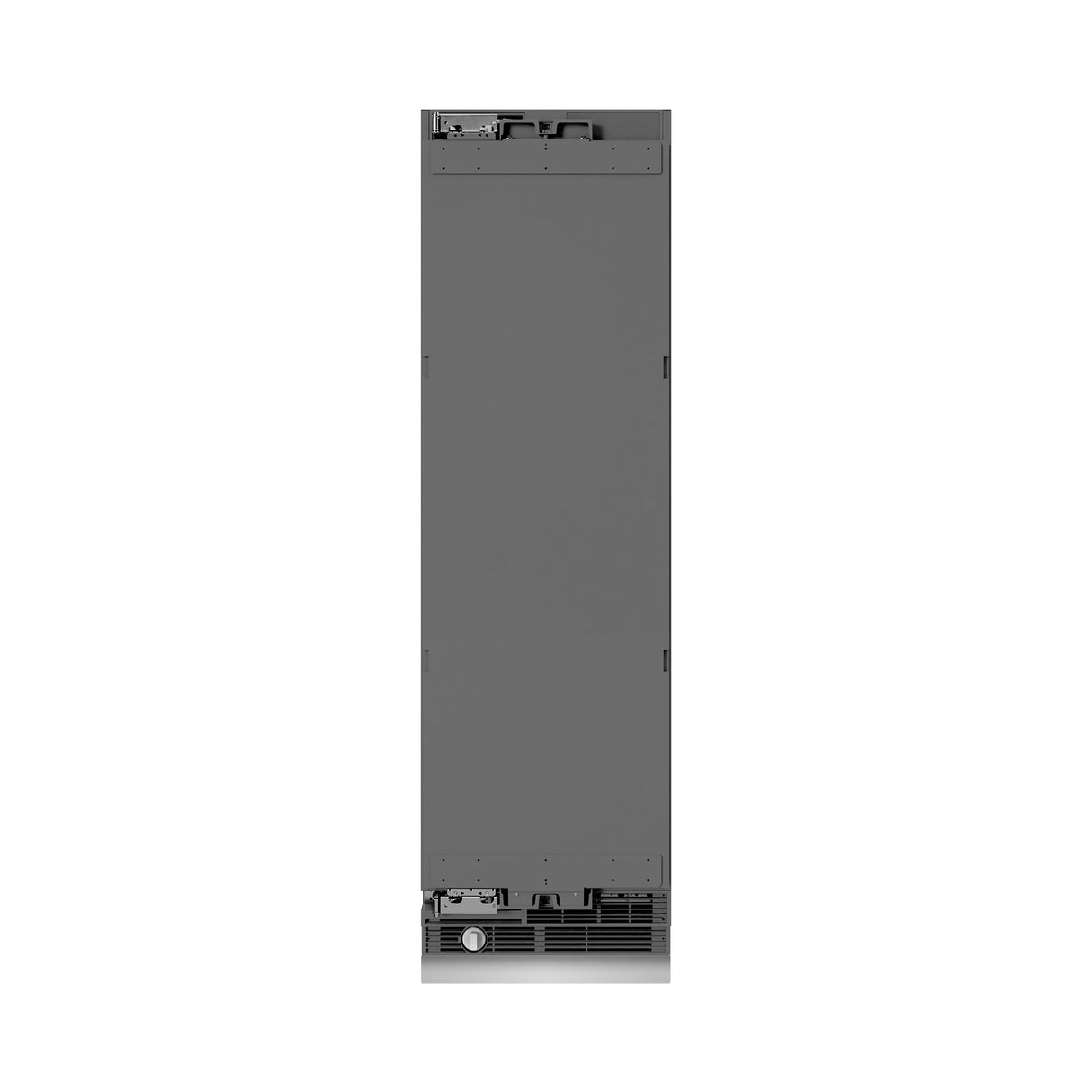 ZLINE Autograph Edition 24 in. 12.4 cu. ft. Panel Ready Column Freezer with Graphite Gray Interior and Matte Black Accents (RBCFVZ-24-MB)