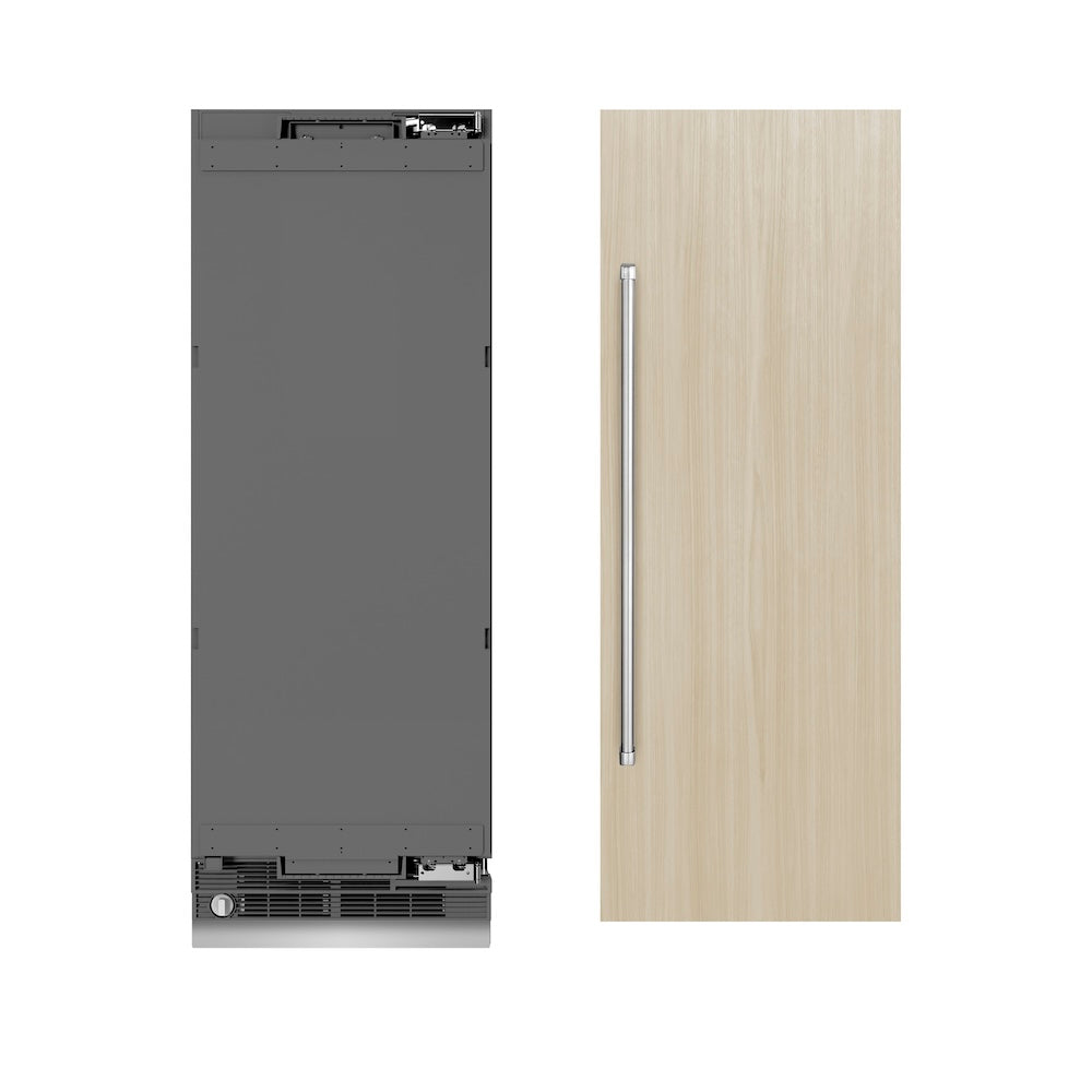 ZLINE 30 in. 16.7 cu. ft. Panel Ready Column Refrigerator with Graphite Gray Interior (RBCRV-30)