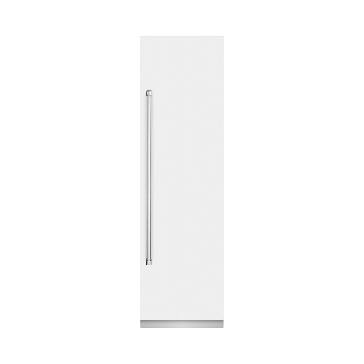 ZLINE 24 in. 12.5 cu. ft. Column Refrigerator in White Matte with Graphite Gray Interior (RCRV-WM-24)