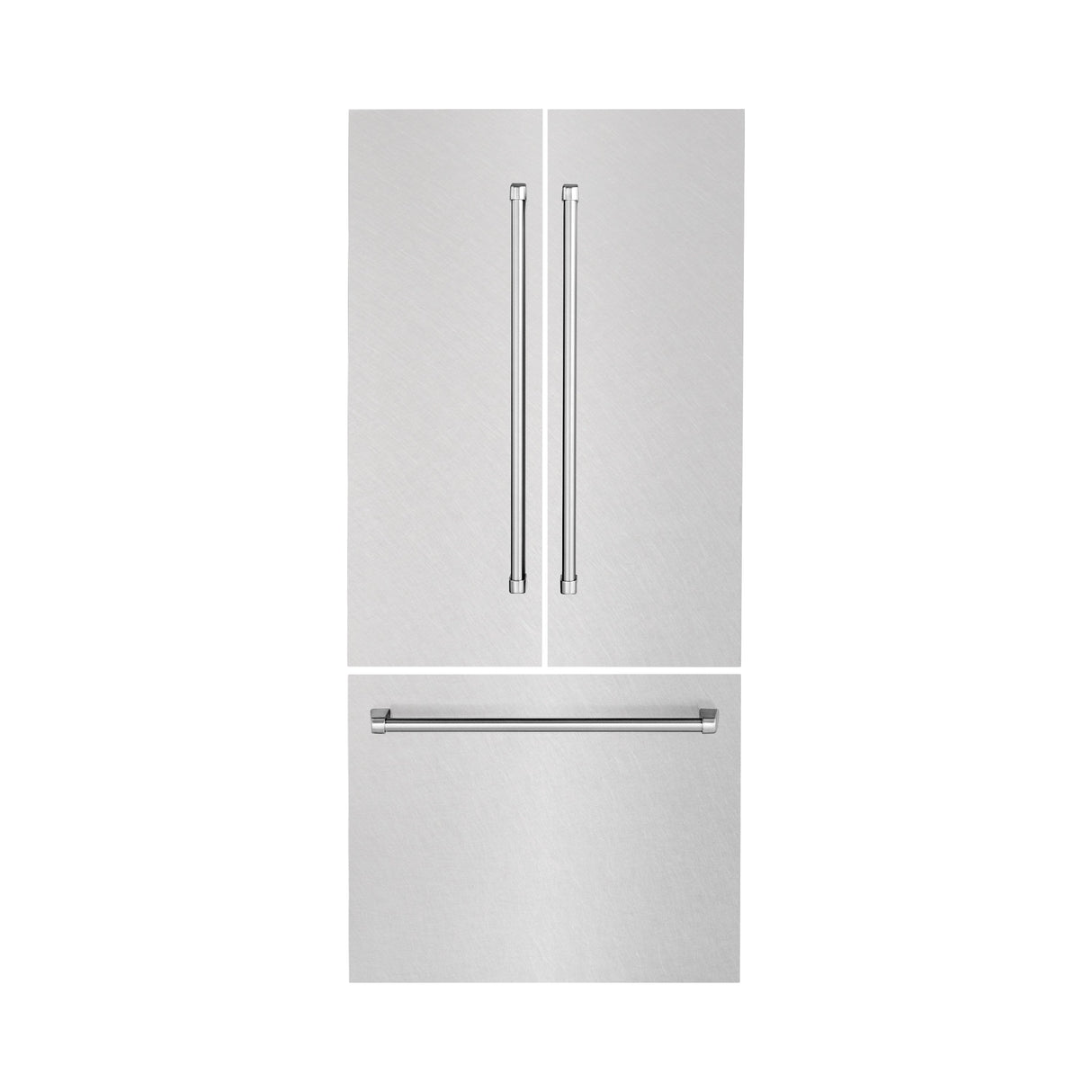 ZLINE 36 in. Refrigerator Panels in Satin Stainless Steel for a 36 in. Built-in Refrigerator (RPBIV-SN-36)