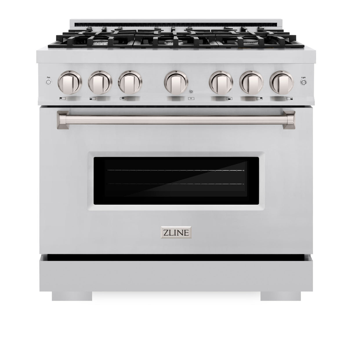 ZLINE 36 in. 5.2 cu. ft. Classic Gas Range with 6 Burner Cooktop and Convection Gas Oven in Stainless Steel (CGR36)