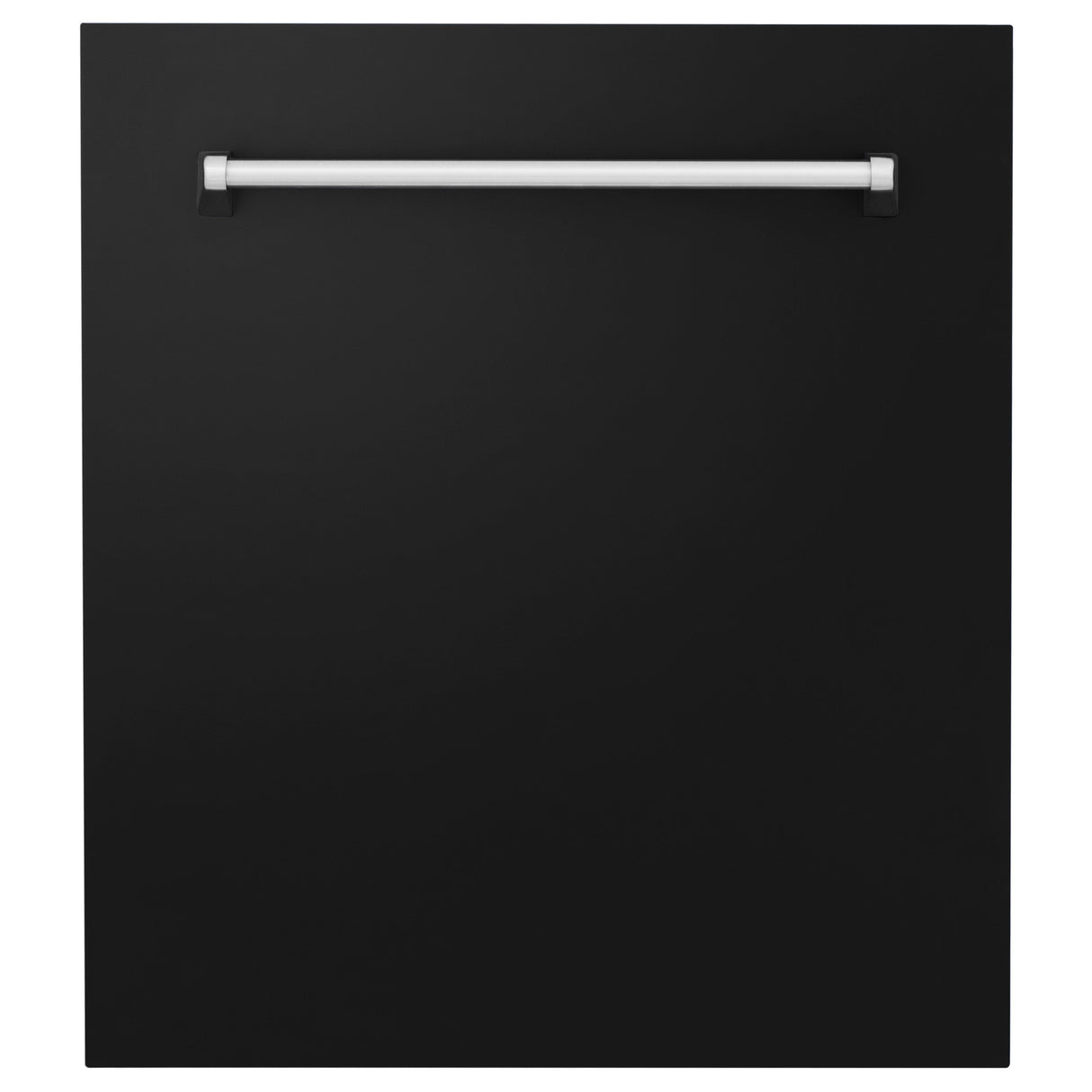 ZLINE 24" Tallac Dishwasher Panel in Black Matte with Traditional Handle (DPV-BLM-24)