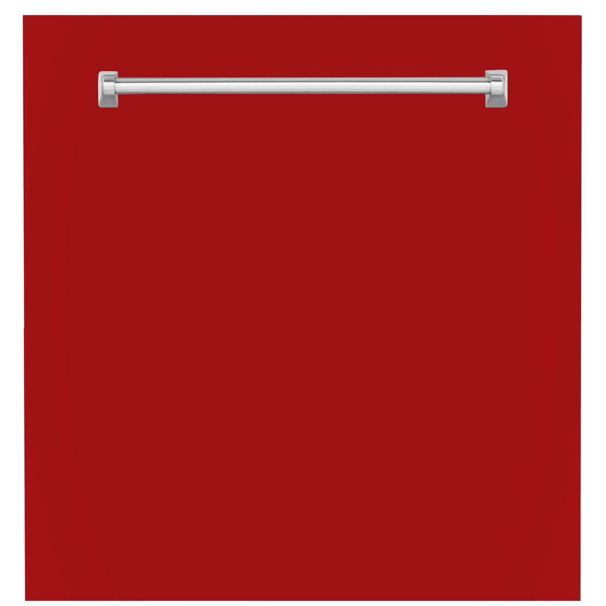 ZLINE 24" Monument Dishwasher Panel in Red Gloss with Traditional Handle (DPMT-RG-24)