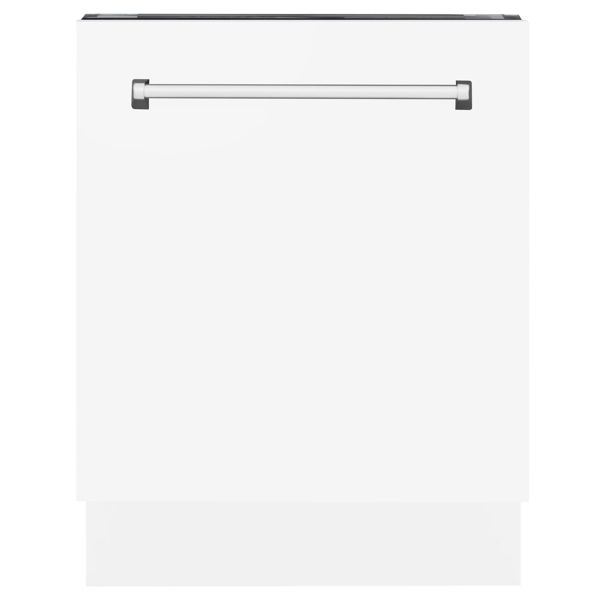 ZLINE 24" Tallac Series 3rd Rack Tall Tub Dishwasher in White Matte with Stainless Steel Tub, 51dBa (DWV-WM-24)