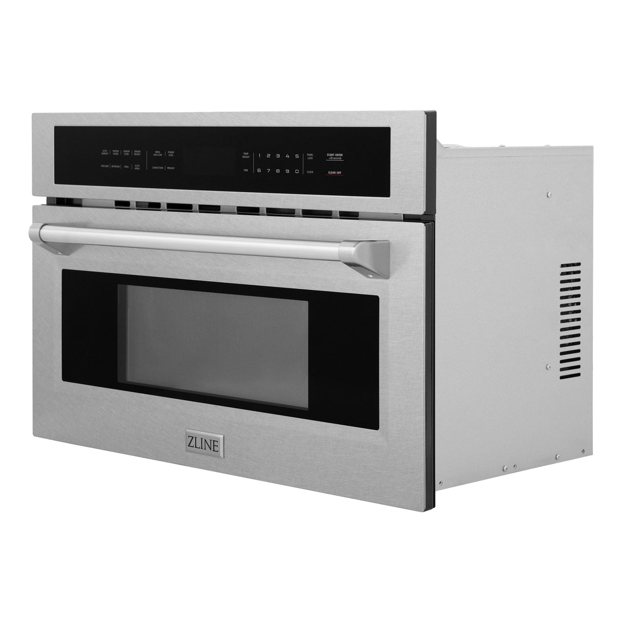 ZLINE 30 in. 1.6 cu ft. Built-in Convection Microwave Oven in Satin Stainless Steel with Speed and Sensor Cooking (MWO-30-SS)