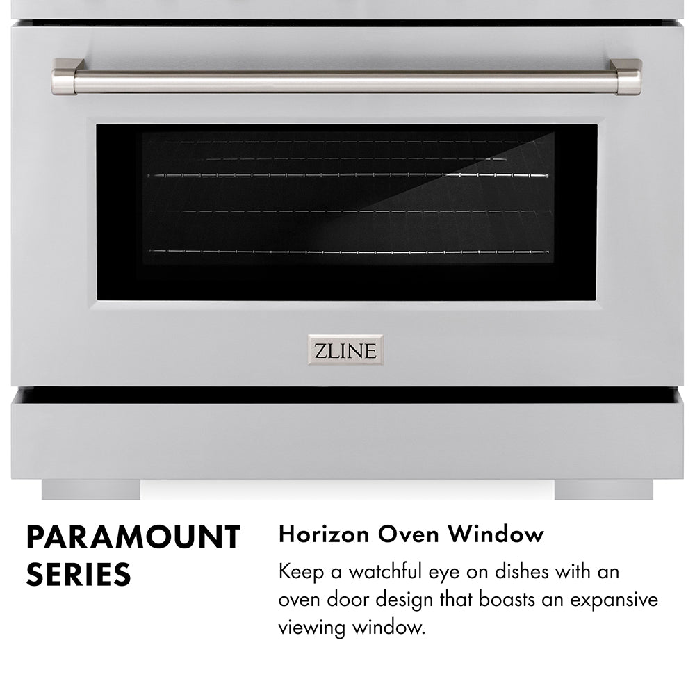 ZLINE Autograph Edition 48 in. 6.7 cu. ft. Paramount Double Oven Dual Fuel Range with 8 Burner Gas Cooktop in Stainless Steel and Polished Nickel Helix Handles and Knob Accents (SDRZ-48-KPN)