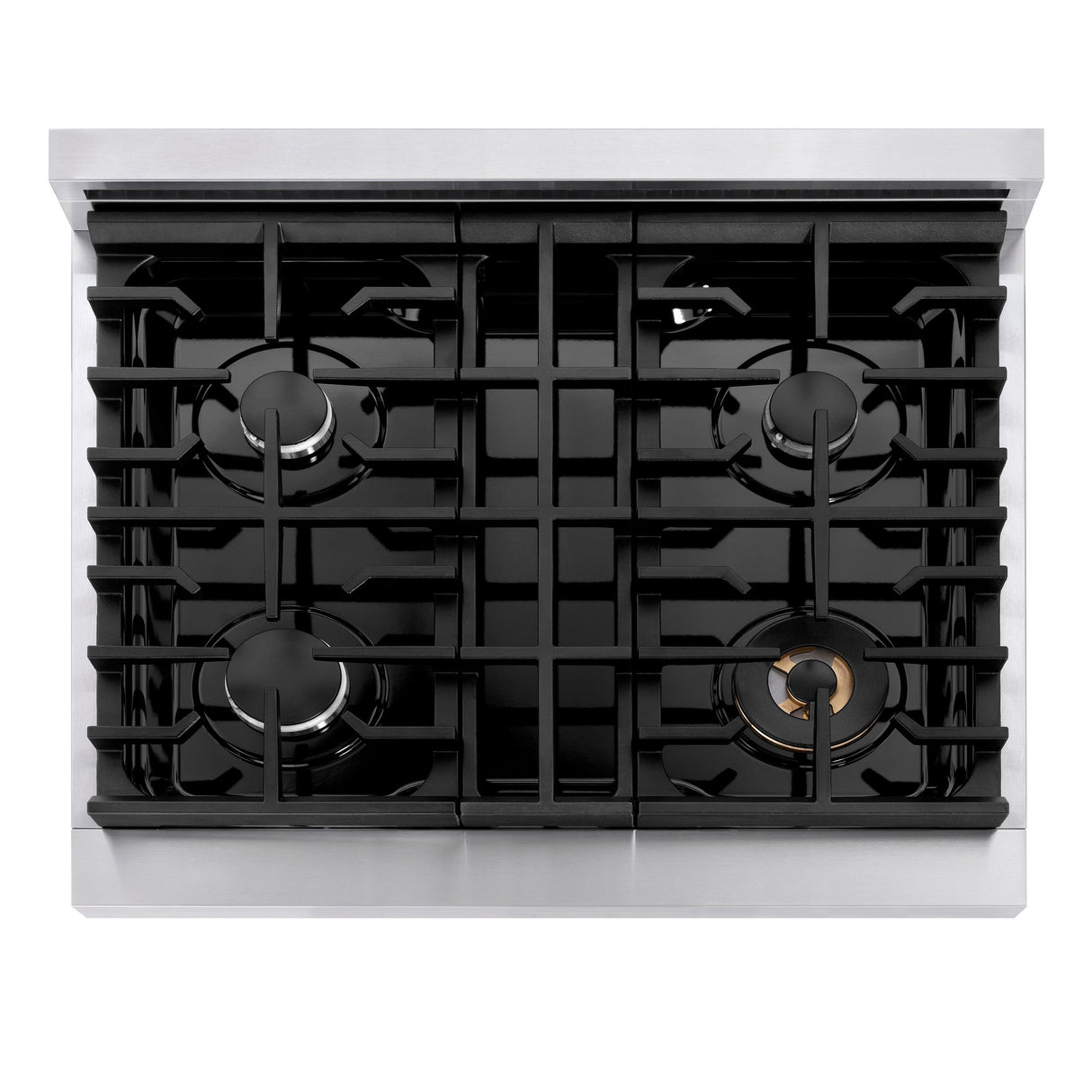 ZLINE 30 in. Paramount Gas Rangetop with 4 Burners and Porcelain Cooktop in Stainless Steel (SRT30)