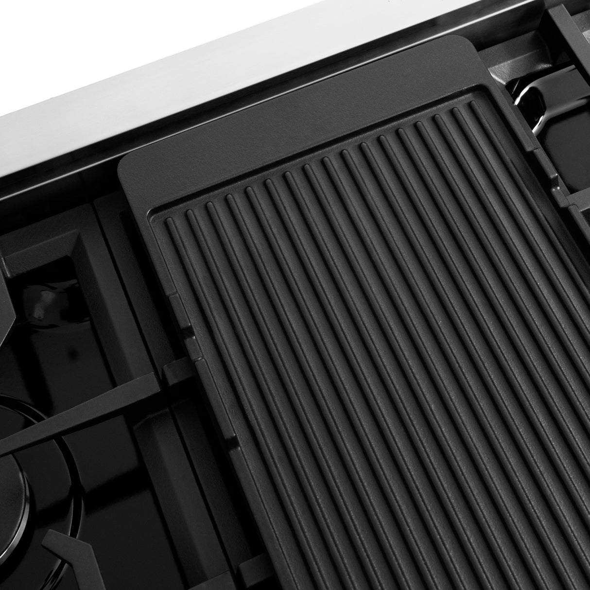 ZLINE 48 in. Paramount Gas Rangetop with 8 Burners and Porcelain Cooktop in Stainless Steel (SRT48)