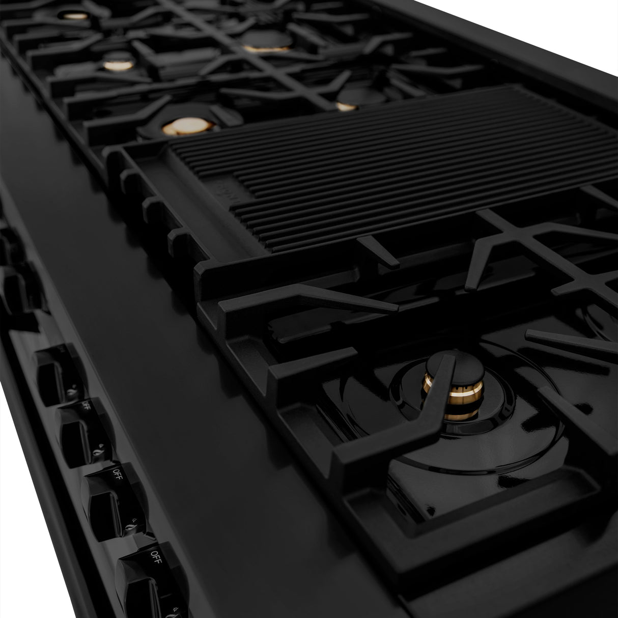 ZLINE 60 in. 7.4 cu. ft. Legacy Dual Fuel Range with 9 Burner Gas Cooktop and 2 Electric Convection Ovens