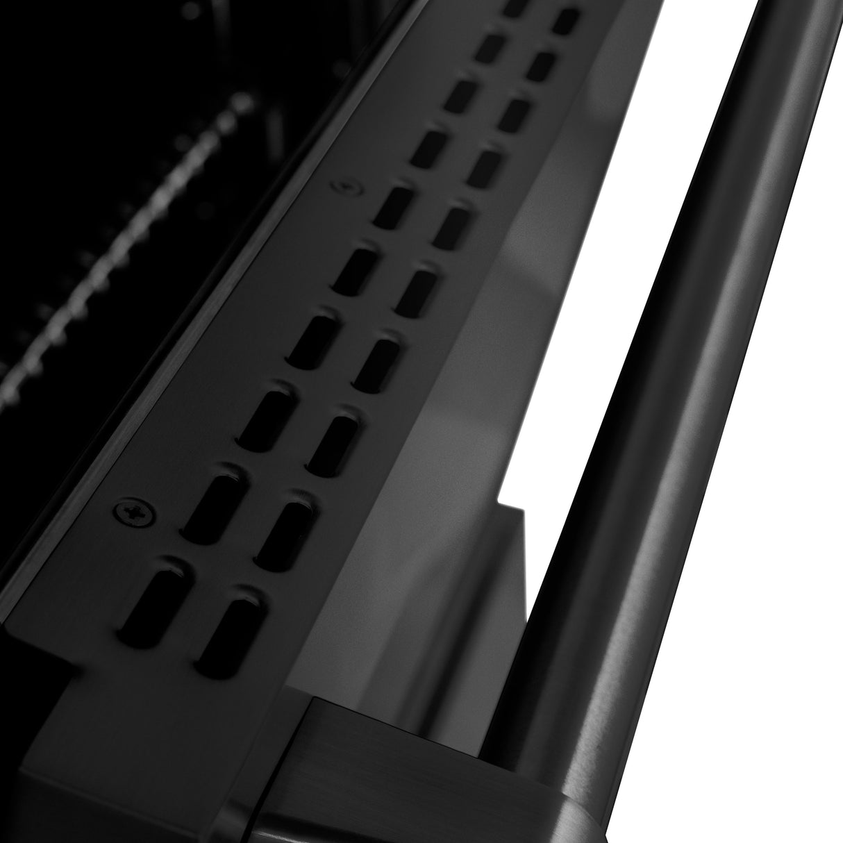 ZLINE 48 in. 6.7 cu. ft. Paramount Double Oven Gas Range with 8 Burner Cooktop in Black Stainless Steel (SGRB-48)