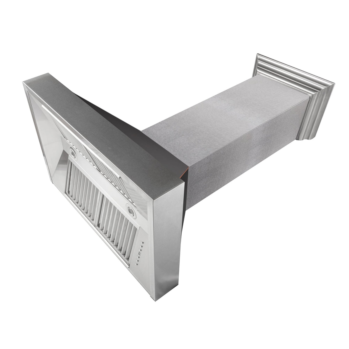36" Ducted Fingerprint Resistant Stainless Steel Range Hood with Oil Rubbed Bronze Shell (8654ORB-36)