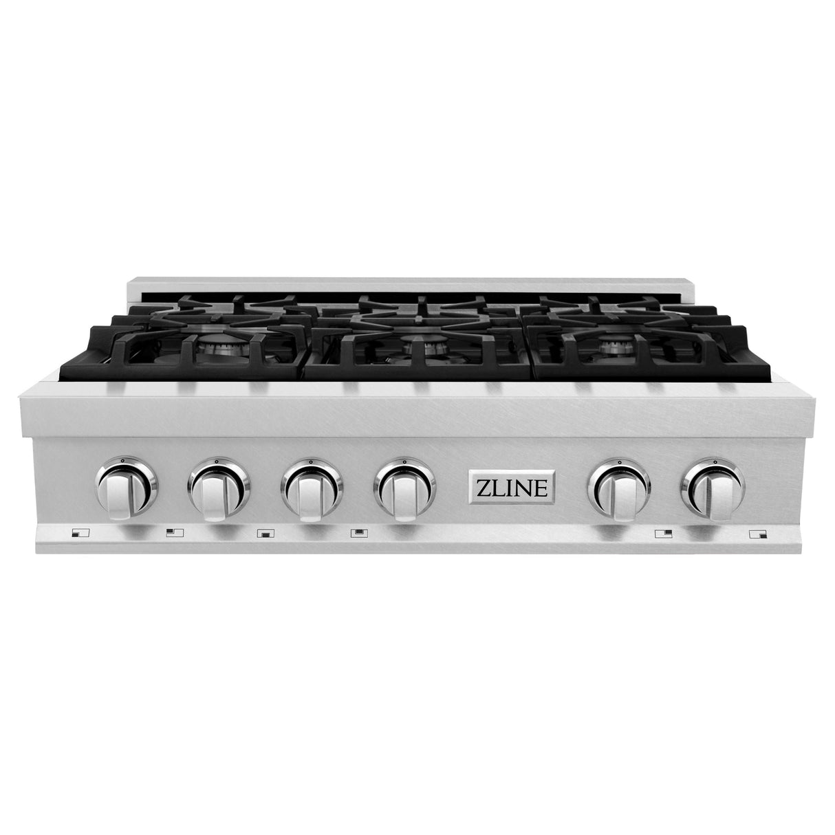 ZLINE 36 in. Legacy Gas Rangetop with 6 Burners and Porcelain Cooktop in Satin Stainless Steel (RTS-36)